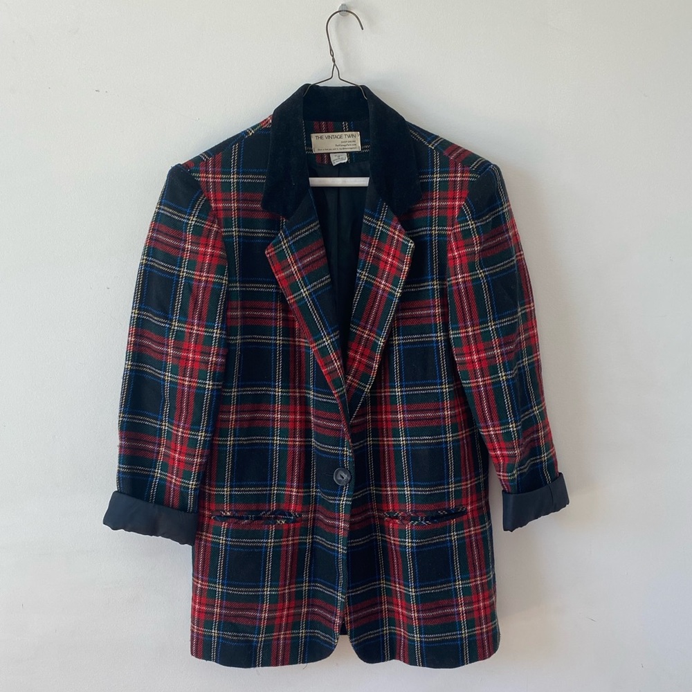 Vintage Twin Statement Blazer